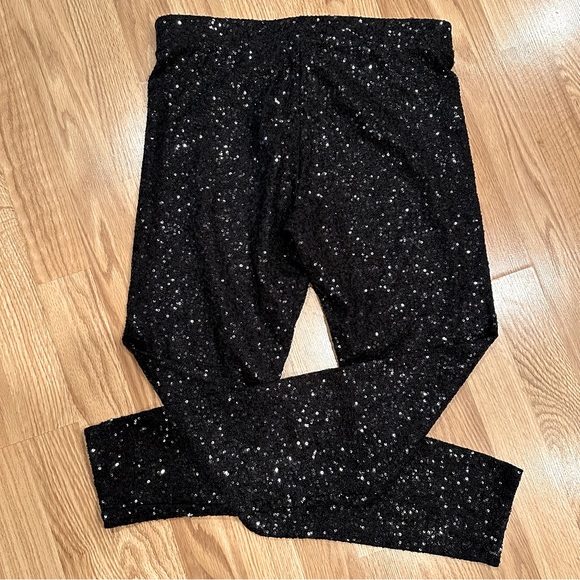 Victoria Secret PINK black sequin leggings - Picture 2 of 5